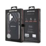 AMG Rhombs MagSafe Black/Red Kryt iPhone 16 Plus