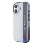 BMW IML Motorsport Vertical Stripe Grey Kryt iPhone 16 Plus