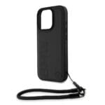 BMW Leather Signature and Strap Black Kryt iPhone 16 Pro