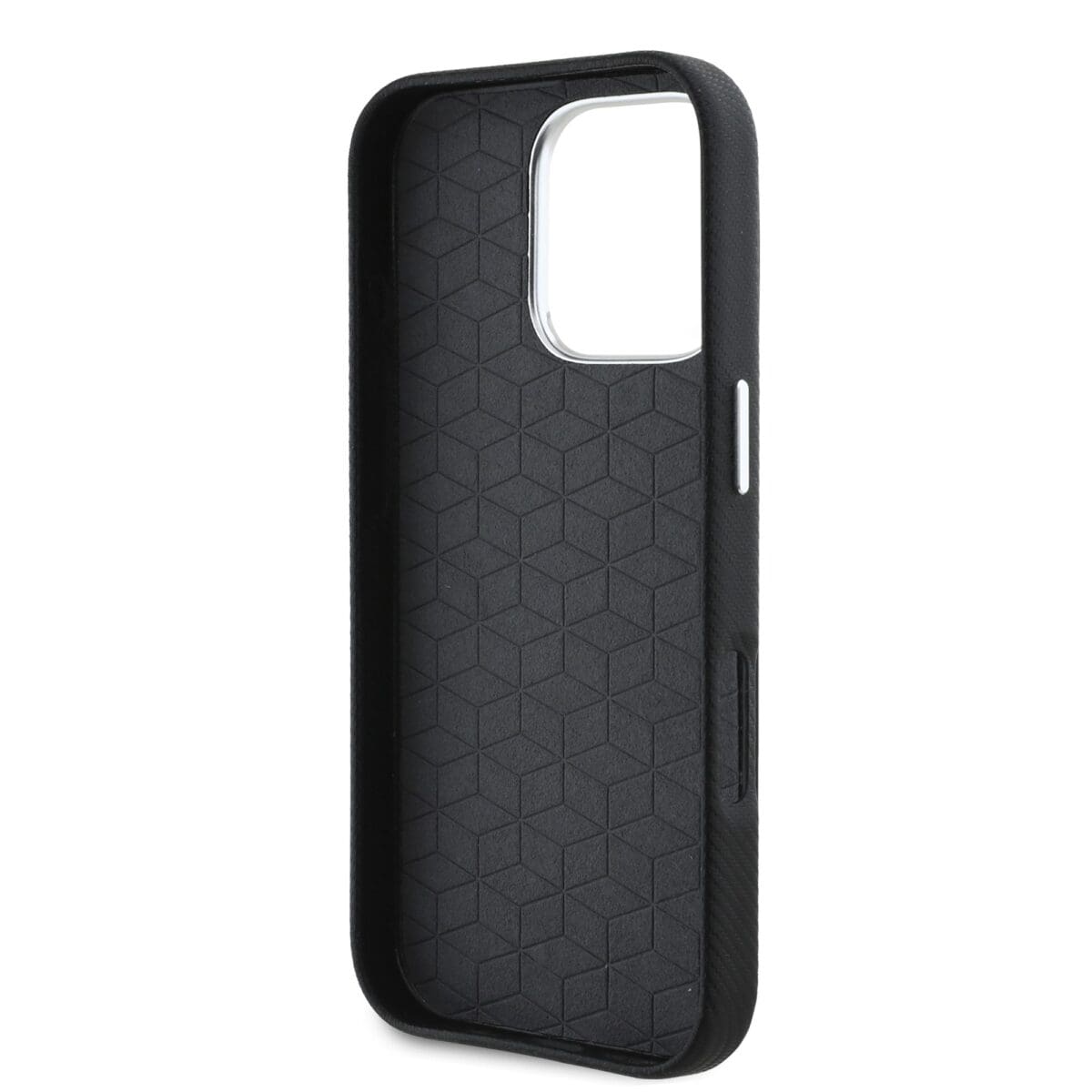 BMW M PU Kevlar Metal Logo Black Kryt iPhone 16 Pro Max