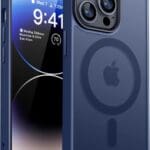 Frosted Magsafe BHcase Dark Blue Kryt iPhone 15 Pro