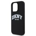 DKNY Liquid Silicone Arch Logo MagSafe Black Kryt iPhone 16 Pro Max