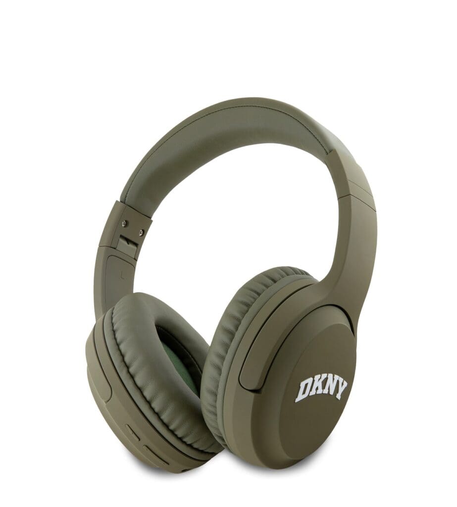 DKNY PU Leather Arch Logo Wireless Headphones Green