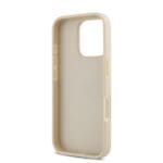 DKNY PU Leather Repeat Pattern Tonal Stripe Pink Kryt iPhone 16 Pro Max