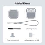 ESR Orbit Halolock MagSafe White Kryt AirPods 4