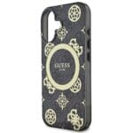 Guess IML 4G Peony MagSafe Black Kryt iPhone 16