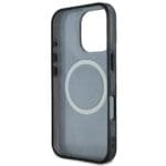 Guess IML 4G Peony MagSafe Black Kryt iPhone 16 Pro Max