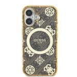 Guess IML 4G Peony MagSafe Brown Kryt iPhone 16
