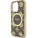 Guess IML 4G Peony MagSafe Brown Kryt iPhone 16 Pro
