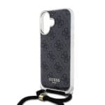 Guess IML 4G Printed Crossbody Black Kryt iPhone 16