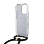 Guess IML 4G Printed Crossbody Black Kryt iPhone 16 Pro