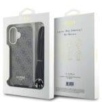 Guess IML 4G Printed Crossbody Brown Kryt iPhone 16