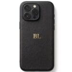 BHcase Camera Leather Monogram Baby Blue Kryt iPhone 16 Pro