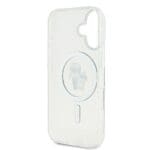 Karl Lagerfeld IML Glitter Karl and Choupette MagSafe Transparent Kryt iPhone 16