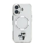 Karl Lagerfeld IML Karl and Choupette MagSafe Transparent Kryt iPhone 16