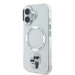 Karl Lagerfeld IML Karl and Choupette MagSafe Transparent Kryt iPhone 16