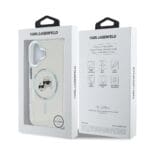 Karl Lagerfeld IML K&CH Heads Metal Frame MagSafe Transparent Kryt iPhone 16