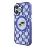 Karl Lagerfeld IML Monogram K&CH Heads MagSafe Purple Kryt iPhone 16