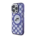 Karl Lagerfeld IML Monogram K&CH Heads MagSafe Purple Kryt iPhone 16 Pro Max