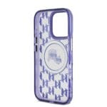 Karl Lagerfeld IML Monogram K&CH Heads MagSafe Purple Kryt iPhone 16 Pro Max