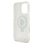 Karl Lagerfeld Ringstand Karl and Choupette MagSafe White Kryt iPhone 16 Pro Max