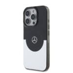 Mercedes PC/TPU Double Layer MagSafe Black/Silver Kryt iPhone 16 Pro