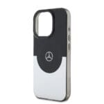 Mercedes PC/TPU Double Layer MagSafe Black/Silver Kryt iPhone 16 Pro