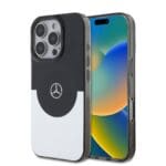 Mercedes PC/TPU Double Layer MagSafe Black/Silver Kryt iPhone 16 Pro Max
