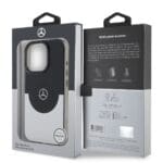 Mercedes PC/TPU Double Layer MagSafe Black/Silver Kryt iPhone 16 Pro Max