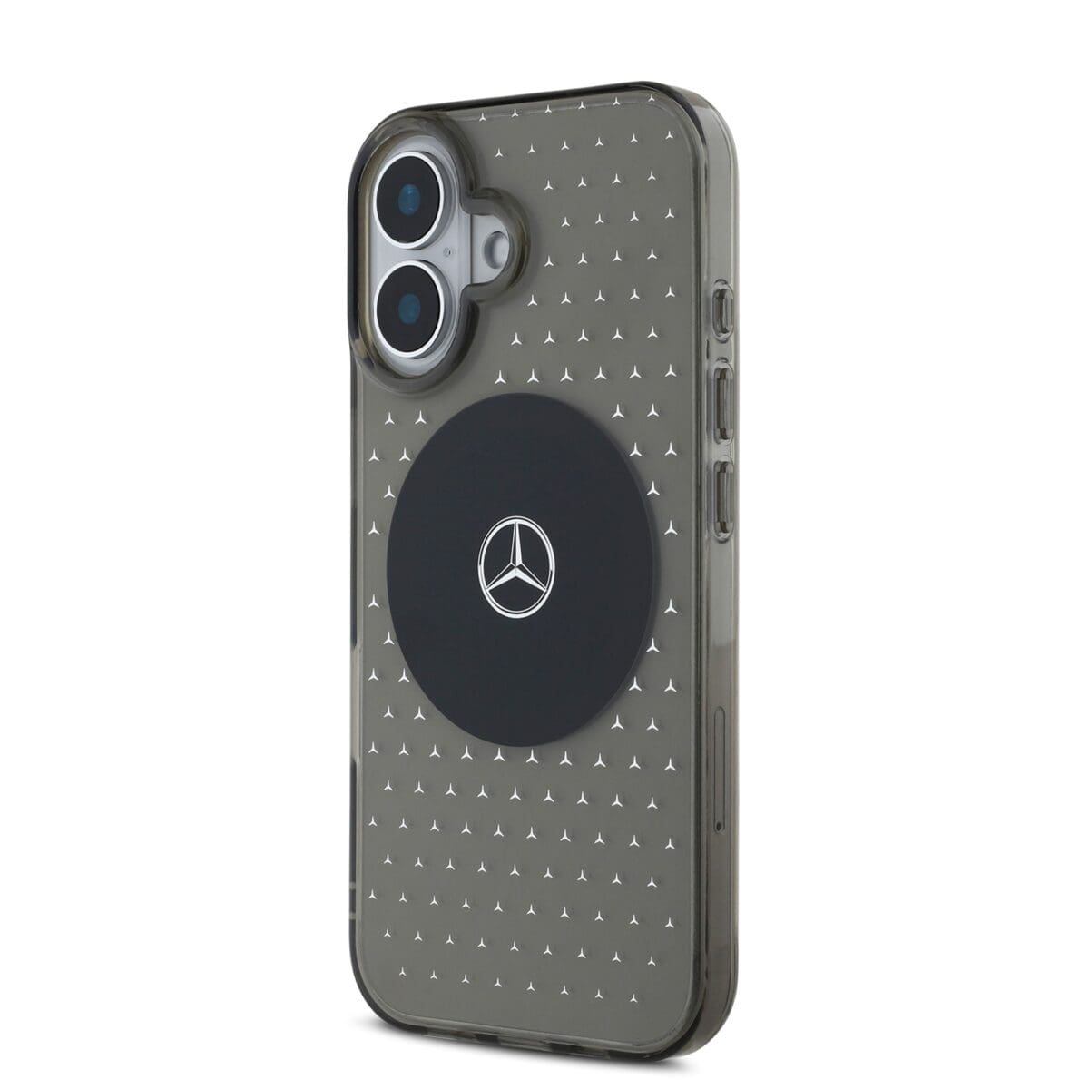 Mercedes PC/TPU Star Pattern MagSafe Black Kryt iPhone 16 Plus