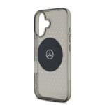 Mercedes PC/TPU Star Pattern MagSafe Black Kryt iPhone 16 Plus