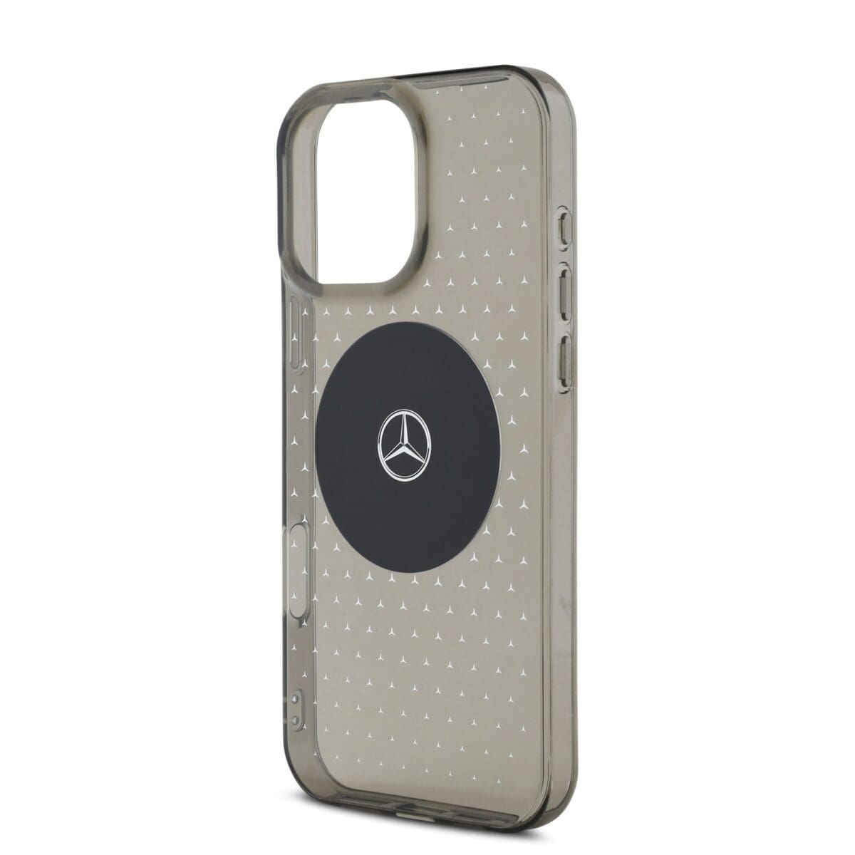 Mercedes PC/TPU Star Pattern MagSafe Black Kryt iPhone 16 Pro