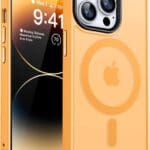 Frosted Magsafe BHcase Orange Kryt iPhone 13 Pro