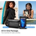 Spigen A621 Universal Waterproof Case & Waist Bag Black
