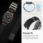 Spigen Durapro Flex Samsung Galaxy Watch Ultra (47 mm) Black