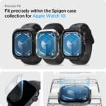 Spigen Elite Shield ”Ez Fit” 2-Pack Apple Watch 10 (42 mm) Clear