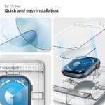 Spigen Elite Shield ”Ez Fit” 2-Pack Apple Watch 10 (42 mm) Clear