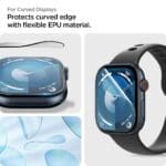 Spigen Elite Shield ”Ez Fit” 2-Pack Apple Watch 10 (42 mm) Clear