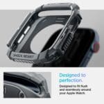 Spigen Rugged Armor Apple Watch 10 (46 mm) Dark Grey