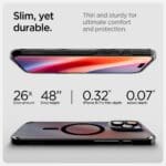 Spigen Ultra Hybrid ”T” Mag MagSafe Frost Black Kryt iPhone 16 Pro Max