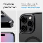 Spigen Ultra Hybrid ”T” Mag MagSafe Frost Black Kryt iPhone 16 Pro Max