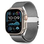 Tech-Protect Milano Apple Watch 6 / 7 / 8 / 9 / 10 / Se / Ultra 1 / 2 (44 / 45 / 46 / 49 mm) Silver