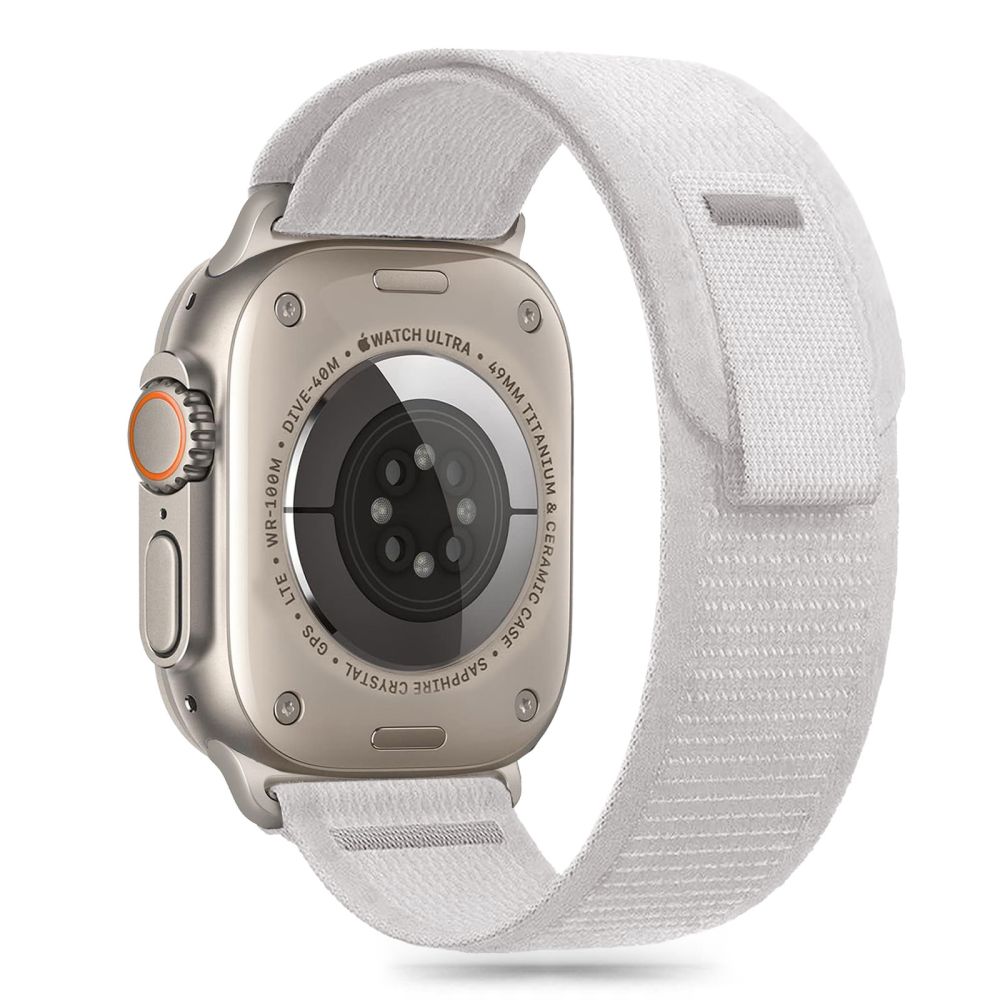 Tech-Protect Nylon Stripe Apple Watch 6 / 7 / 8 / 9 / 10 / Se / Ultra 1 / 2 (44 / 45 / 46 / 49 mm) Crayon Grey