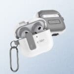 Tech-Protect Slim Hook White Kryt AirPods 4