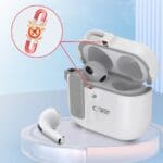 Tech-Protect Slim Hook White Kryt AirPods 4