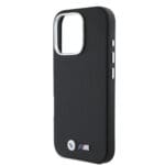 BMW M PU Kevlar Metal Logo Black Kryt iPhone 16 Pro