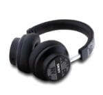 DKNY PU Leather Checkered Pattern Wireless Headphones Black