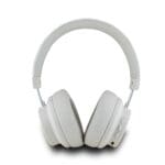 DKNY PU Leather Checkered Pattern Wireless Headphones Pearl