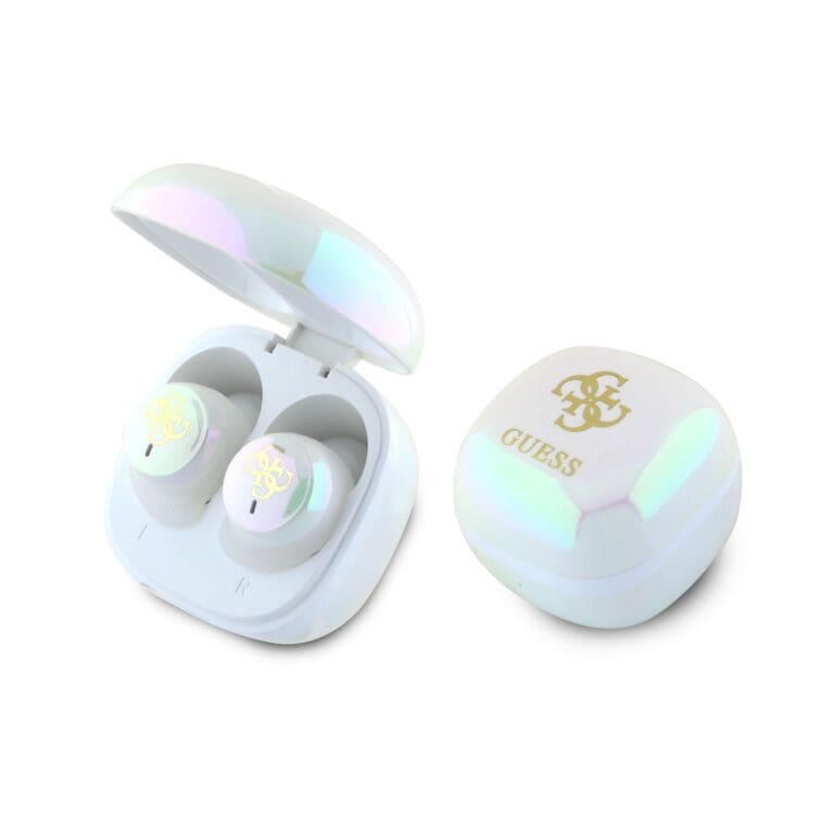 Guess 4G Logo Mini TWS Wireless Headphones White