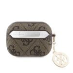 Guess 4G Script PC/PU Charm Brown Kryt AirPods Pro 2